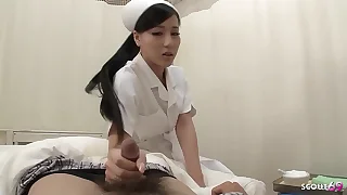 Slim Asian Teen Mindfulness seduce to Deep Creampie Sex by patient convenient Medical centre in Japan in Uncensored Porn